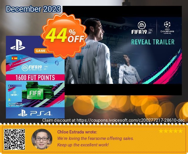 Fifa 19 - 1600 FUT Points PS4 (Spain) discount 44% OFF, 2024 World Heritage Day promo sales. Fifa 19 - 1600 FUT Points PS4 (Spain) Deal