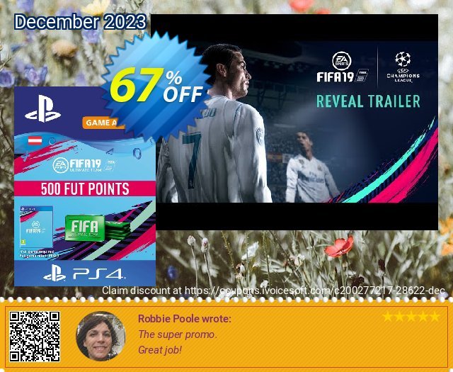 Fifa 19 - 500 FUT Points PS4 (Austria) khas kode voucher Screenshot