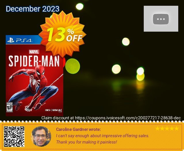 Marvel's Spider-Man DLC PS4 umwerfenden Ermäßigung Bildschirmfoto