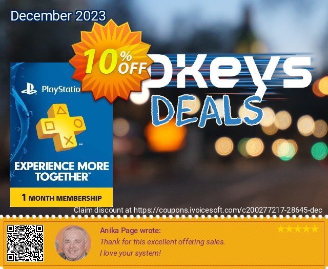 Playstation Plus - 1 Month Subscription (Switzerland) terbatas voucher promo Screenshot