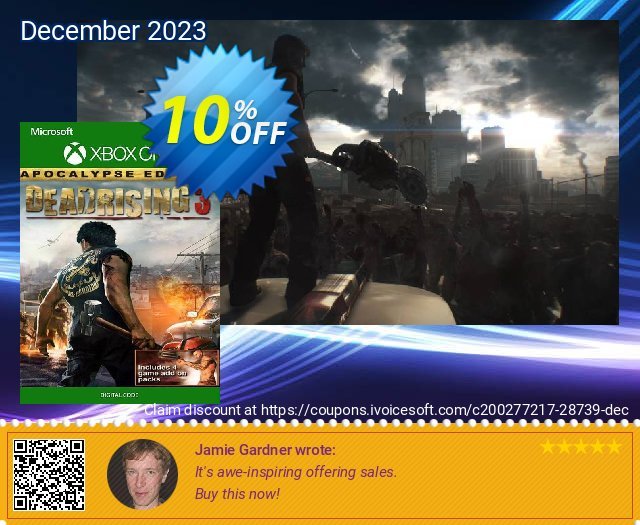 Dead Rising 3: Apocalypse Edition Xbox One discount 10% OFF, 2022 World Photo Day promo sales. Dead Rising 3: Apocalypse Edition Xbox One Deal