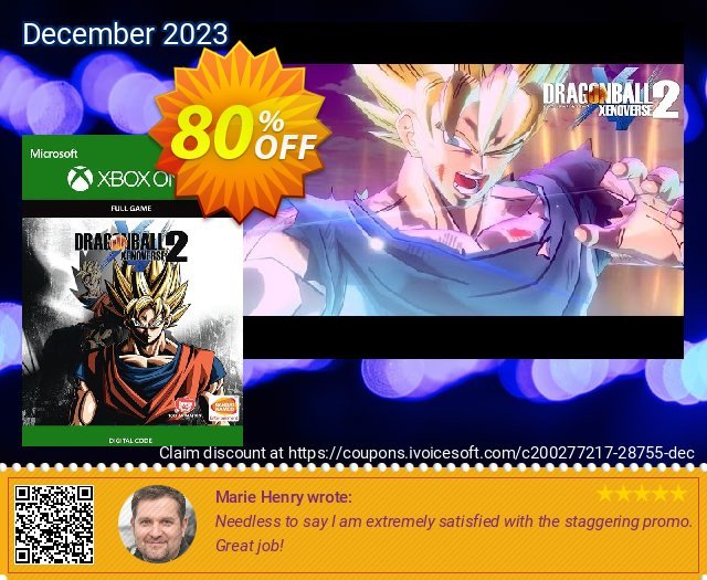 Dragon Ball Xenoverse 2 Xbox One (UK) 最 产品折扣 软件截图