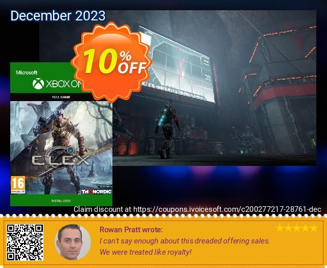 Elex Xbox One 气势磅礴的 产品销售 软件截图