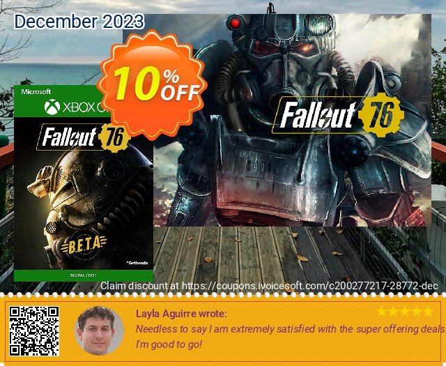 Fallout 76 BETA Xbox One 可怕的 优惠 软件截图