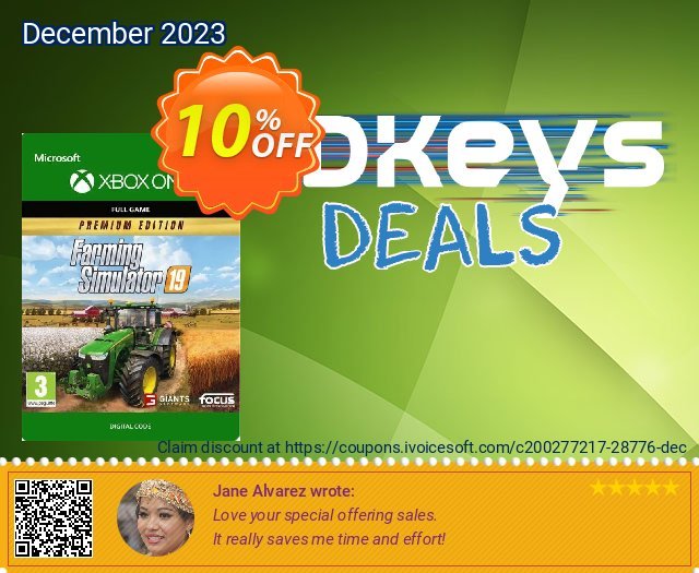 Farming Simulator 19: Premium Edition Xbox One 超级的 产品交易 软件截图