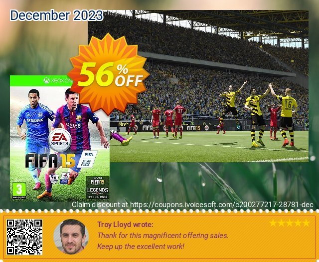 FIFA 15 Xbox One - Digital Code discount 70% OFF, 2022 Working Day promo. FIFA 15 Xbox One - Digital Code Deal