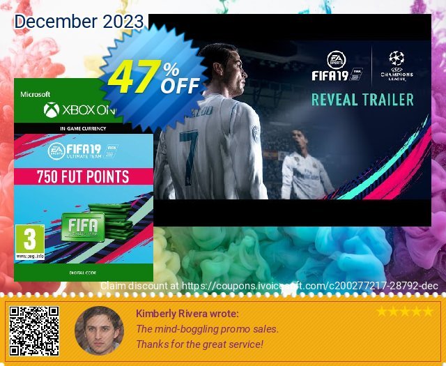 Fifa 19 - 750 FUT Points (Xbox One) 惊人的 优惠券 软件截图