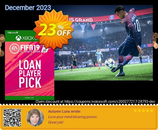 FIFA 19 Ultimate Team Loan Player Pick Xbox One discount 23% OFF, 2022 Discovery Day offering discount. FIFA 19 Ultimate Team Loan Player Pick Xbox One Deal