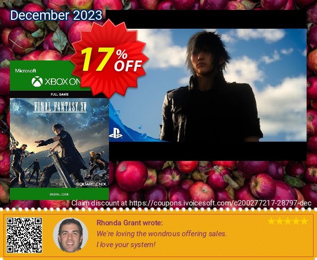 Final Fantasy XV 15 Standard Edition Xbox One 令人恐惧的 销售 软件截图