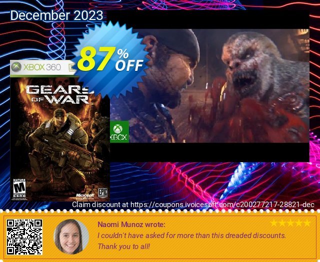 Gears of War Xbox 360 惊人的 促销 软件截图