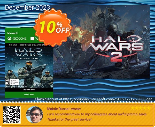 Halo Wars Definitive Edition Xbox One/PC 优秀的 产品销售 软件截图