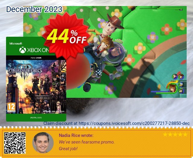 Kingdom Hearts III 3 Xbox One 令人震惊的 产品销售 软件截图