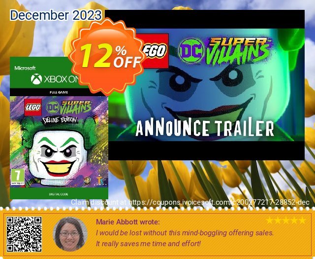 Lego DC Super-Villains Deluxe Edition Xbox One discount 12% OFF, 2024 Easter Day offer. Lego DC Super-Villains Deluxe Edition Xbox One Deal