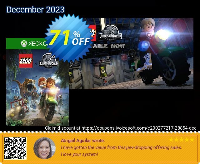 LEGO Jurassic World Xbox One (UK) mengagetkan promo Screenshot