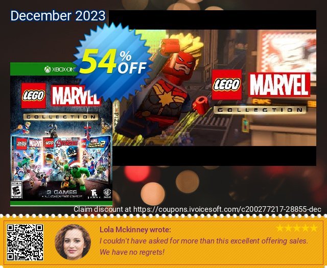 LEGO Marvel Collection Xbox One (UK) 激动的 促销销售 软件截图