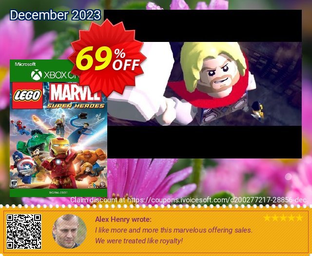LEGO Marvel Super Heroes Xbox One (UK) discount 69% OFF, 2024 April Fools' Day offering deals. LEGO Marvel Super Heroes Xbox One (UK) Deal