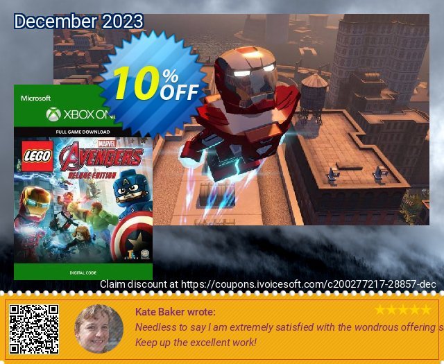 Lego Marvel's Avengers: Deluxe Edition Xbox One 令人难以置信的 产品销售 软件截图