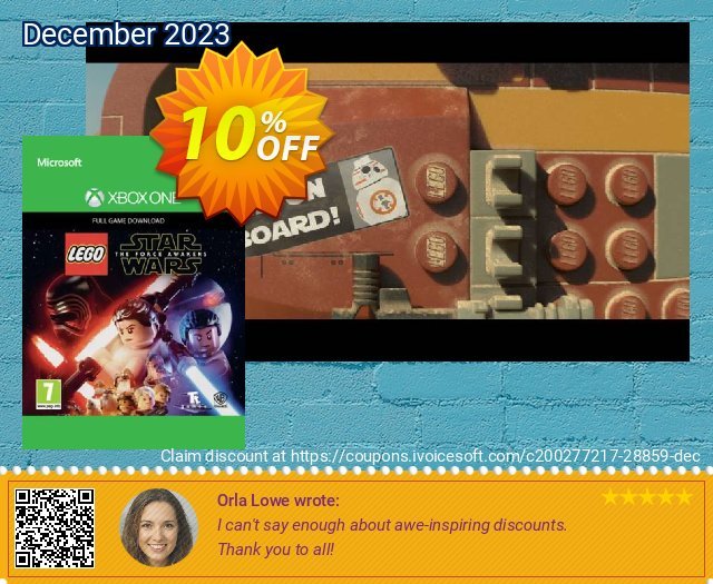 Lego Star Wars: The Force Awakens Xbox One 令人难以置信的 产品销售 软件截图