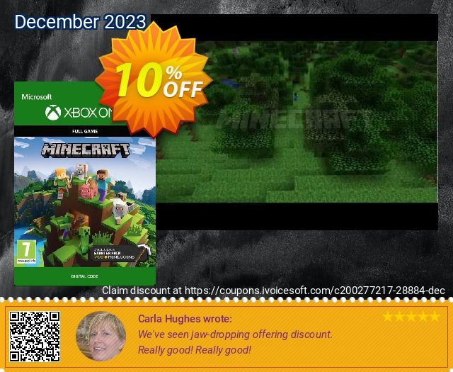 Minecraft Starter Collection Xbox One faszinierende Förderung Bildschirmfoto