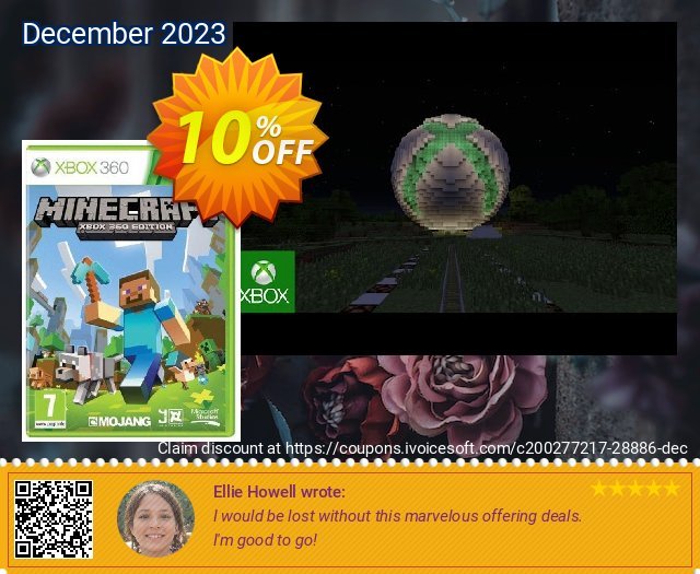 Minecraft Xbox 360 - Digital Code discount 10% OFF, 2024 April Fools' Day discounts. Minecraft Xbox 360 - Digital Code Deal