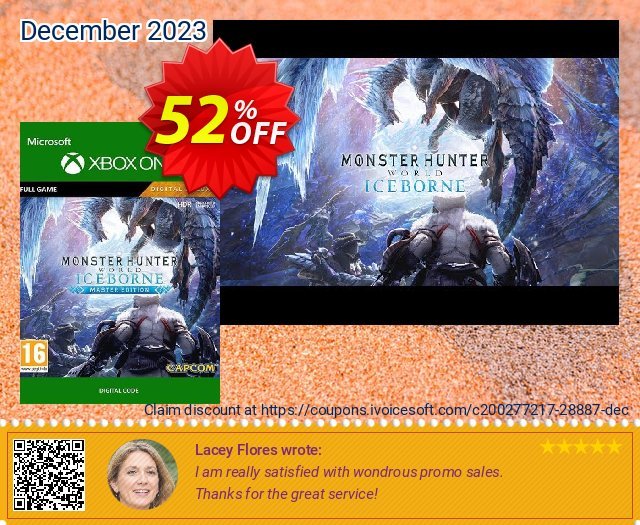 Monster Hunter World: Iceborne - Master Edition Deluxe Xbox One (UK) discount 52% OFF, 2024 Easter Day promotions. Monster Hunter World: Iceborne - Master Edition Deluxe Xbox One (UK) Deal