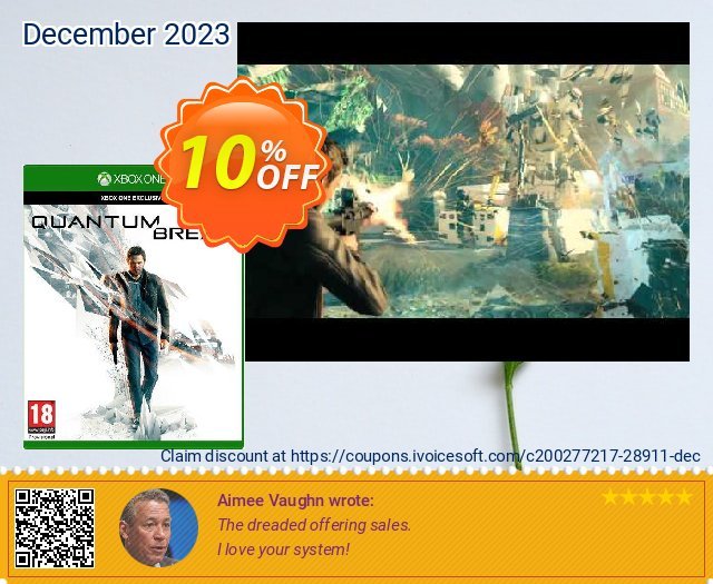 Quantum Break Xbox One - Digital Code Exzellent Verkaufsförderung Bildschirmfoto