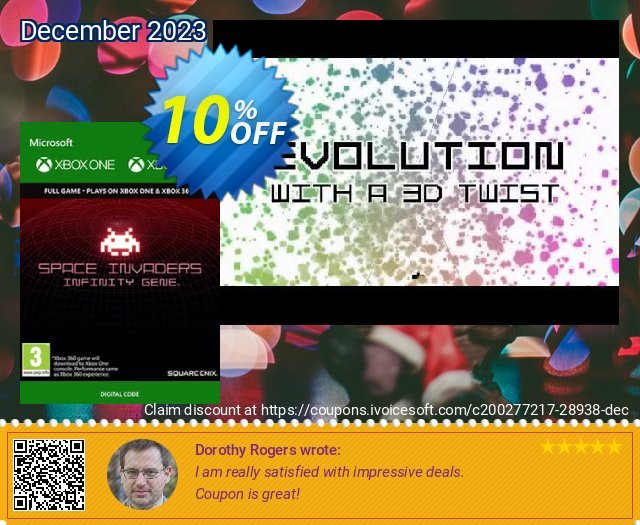 Space Invaders Infinity Gene Xbox 360 / Xbox One wundervoll Ermäßigungen Bildschirmfoto