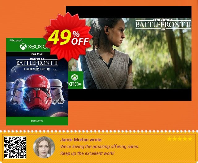 Star Wars Battlefront II 2 - Celebration Edition Xbox One (US) 惊人的 优惠券 软件截图