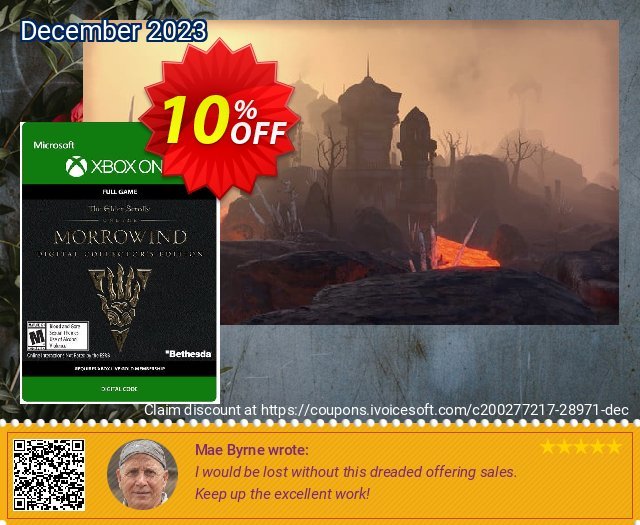 The Elder Scrolls Online Morrowind Collectors Edition Xbox One discount 10% OFF, 2024 April Fools' Day promo sales. The Elder Scrolls Online Morrowind Collectors Edition Xbox One Deal