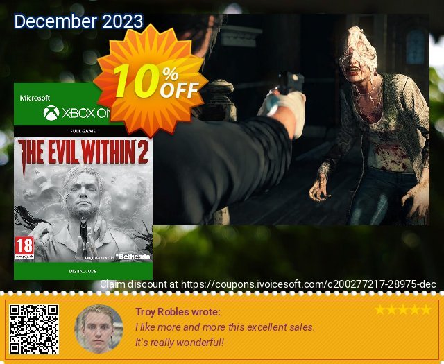 The Evil Within 2 Xbox One discount 10% OFF, 2022 Mother's Day offering sales. The Evil Within 2 Xbox One Deal