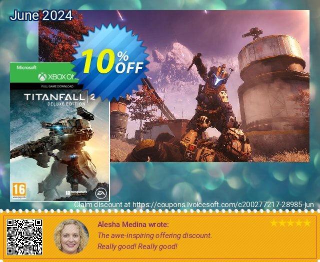 Titanfall 2 Deluxe Edition Xbox One exklusiv Förderung Bildschirmfoto