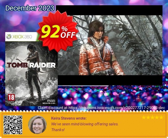Tomb Raider Xbox 360 - Digital Code discount 92% OFF, 2022 World Ovarian Cancer Day offer. Tomb Raider Xbox 360 - Digital Code Deal