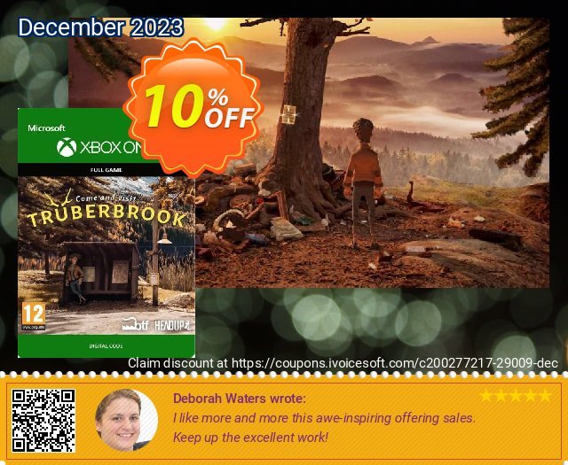 Trüberbrook Xbox One umwerfende Promotionsangebot Bildschirmfoto