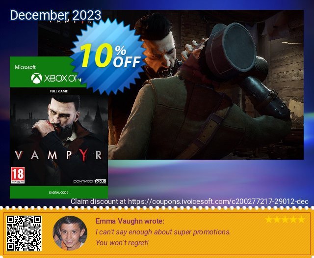 Vampyr Xbox One  위대하   가격을 제시하다  스크린 샷