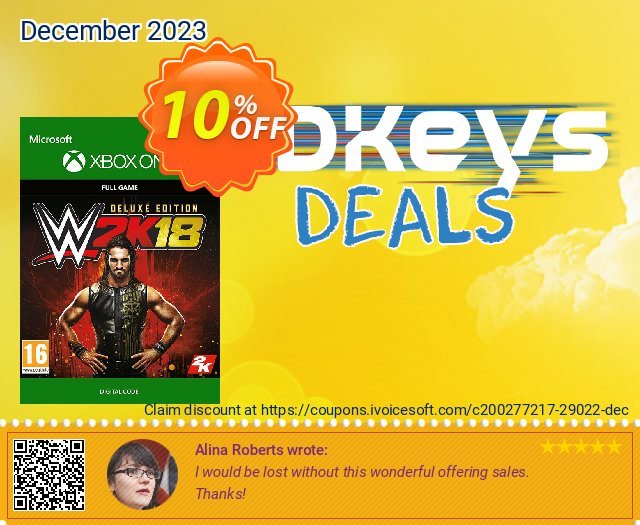 WWE 2K18 Deluxe Edition Xbox One 惊人 优惠 软件截图