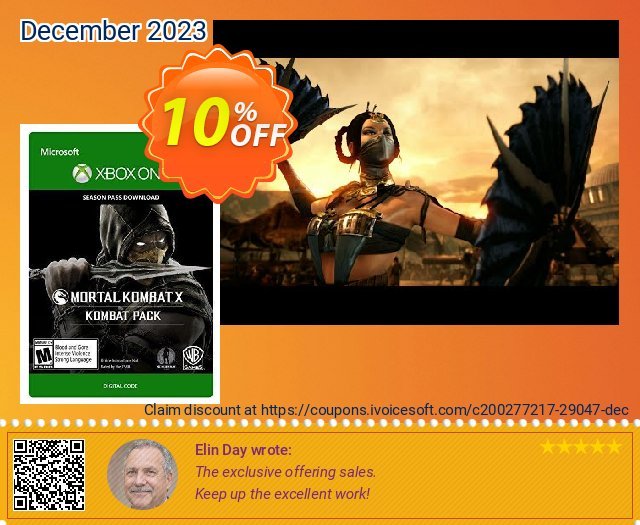 Mortal Kombat X Season Pass Xbox One - Digital Code  서늘해요   세일  스크린 샷
