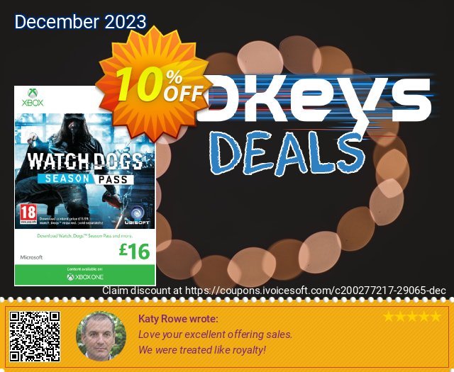 Watch Dogs: Season Pass (Xbox One/360) 气势磅礴的 产品销售 软件截图