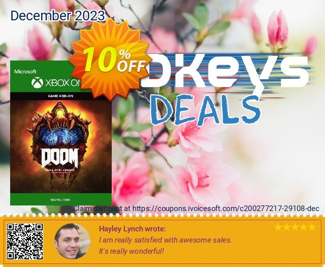 Doom: Hell Followed Expansion Pack Xbox One 可怕的 产品销售 软件截图