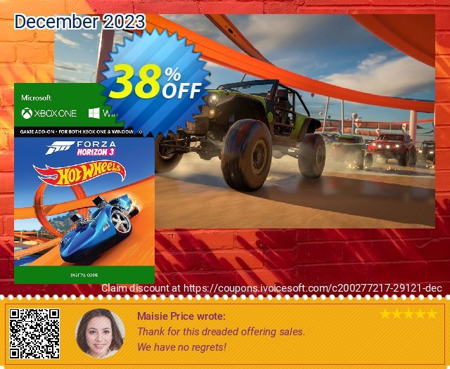 Forza Horizon 3 Hot Wheels DLC Xbox One / PC discount 37% OFF, 2022 Mother Day offering deals. Forza Horizon 3 Hot Wheels DLC Xbox One / PC Deal