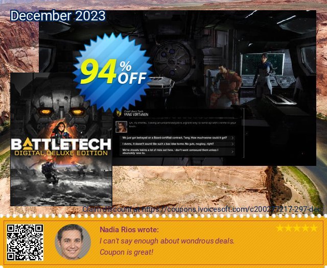 Battletech Deluxe Edition PC discount 92% OFF, 2022 Memorial Day offering sales. Battletech Deluxe Edition PC Deal