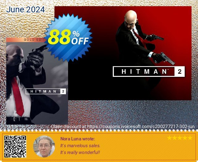 Hitman 2 Gold Edition PC erstaunlich Preisnachlass Bildschirmfoto