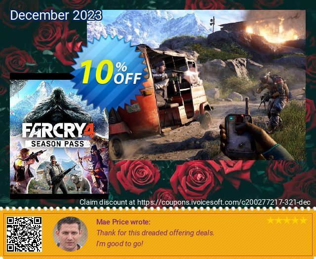 Far Cry 4 Season Pass PC 美妙的 折扣码 软件截图