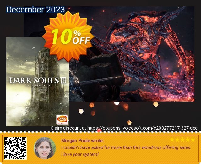 Dark Souls III 3 - The Ringed City DLC PC 令人敬畏的 产品折扣 软件截图