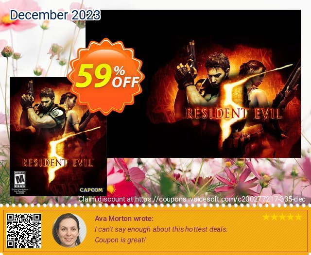 Resident Evil 5 PC discount 59% OFF, 2024 World Heritage Day offering sales. Resident Evil 5 PC Deal