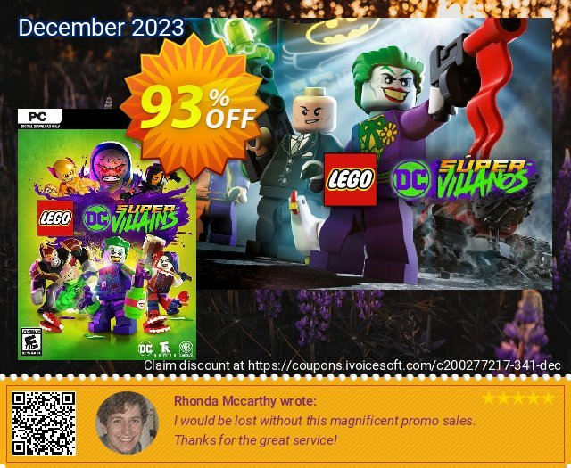 Lego DC Super-Villains PC 令人惊奇的 产品销售 软件截图