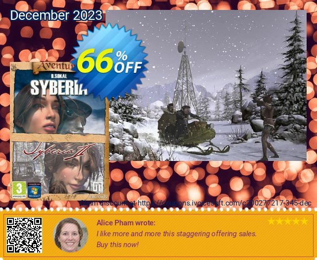 Syberia Bundle PC discount 66% OFF, 2024 World Heritage Day discount. Syberia Bundle PC Deal