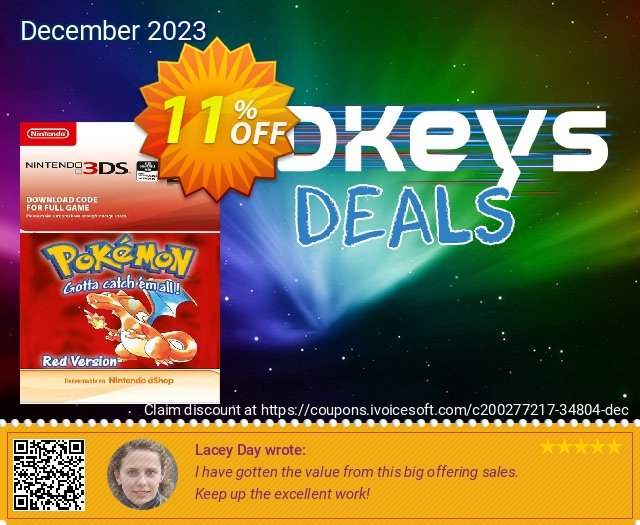 Pokemon Red Edition (UK) 3DS discount 11% OFF, 2024 Spring promo sales. Pokemon Red Edition (UK) 3DS Deal 2024 CDkeys