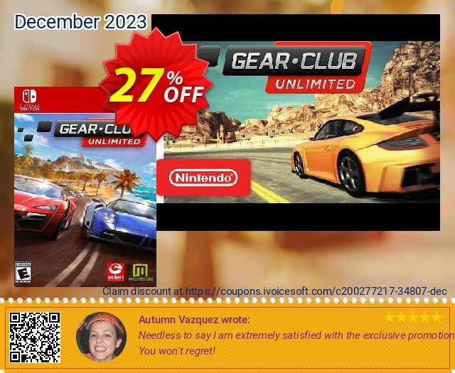 Gear Club Unlimited Switch (EU) umwerfenden Nachlass Bildschirmfoto