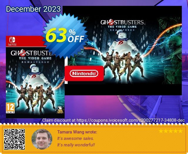 Ghostbusters: The Video Game Remastered Switch (EU) 可怕的 产品销售 软件截图