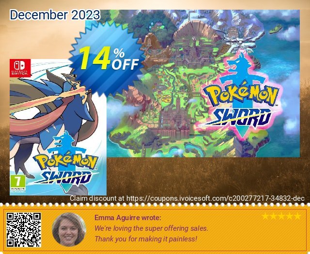 Pokemon Sword Switch (US) discount 14% OFF, 2022 Memorial Day discounts. Pokemon Sword Switch (US) Deal 2022 CDkeys
